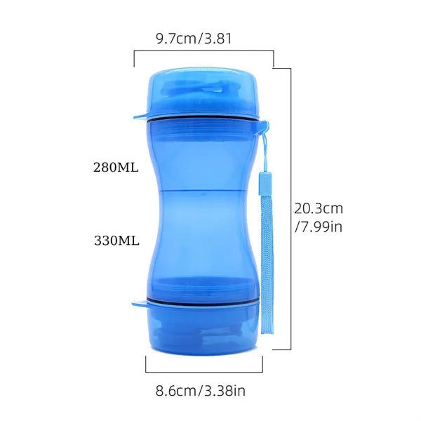 Portable Dog Water Food Bottle