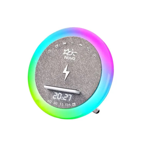 Wireless Charging Modern Speaker with Alarm Clock