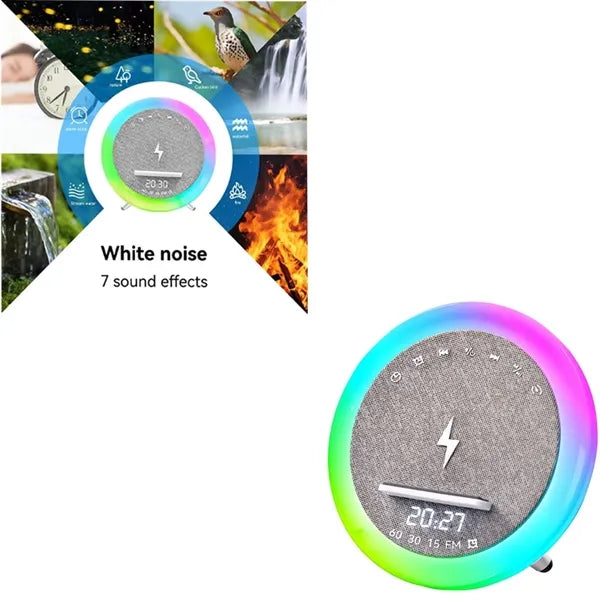 Wireless Charging Modern Speaker with Alarm Clock