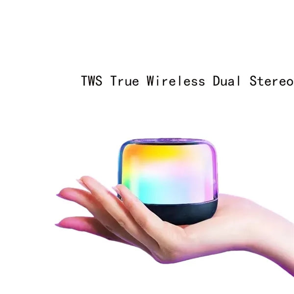 Portable Bluetooth Speakers with Colorful Lights