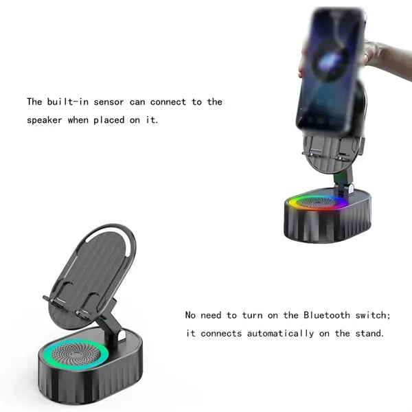 Bluetooth Speaker with Phone Stand