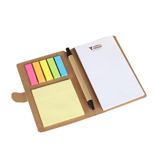5 7/8" X 4" Sticky Notes Set with An Additional Pen