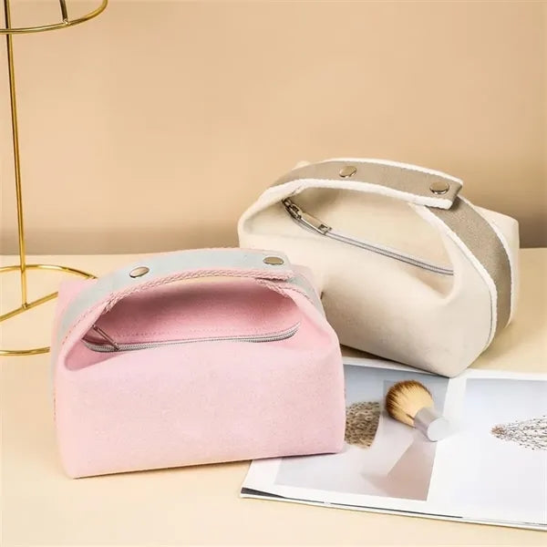 Canvas Cosmetic Bag,Make Up Pouch For Women