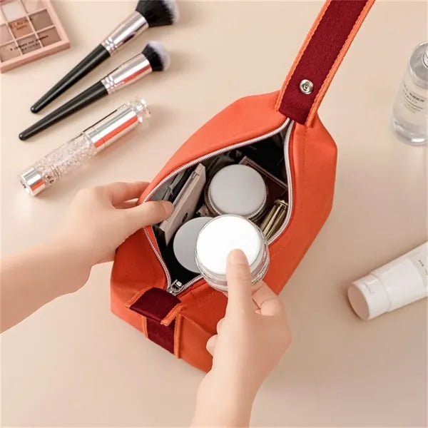 Canvas Cosmetic Bag,Make Up Pouch For Women