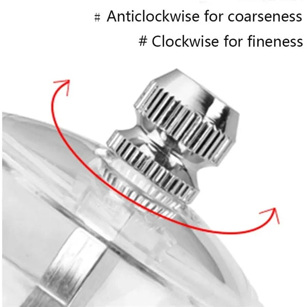 Acrylic Manual Pepper Salt Grinder Adjustable Coarseness