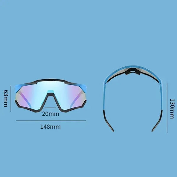 Polarized Mirrored Sports Glasses