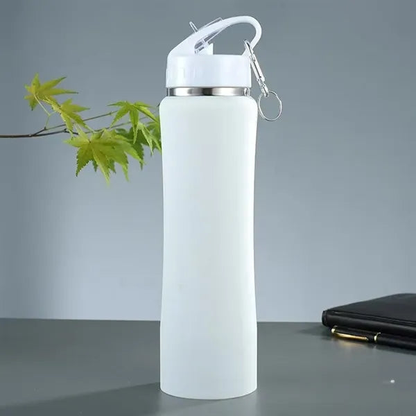 Stainless Steel Double Wall Thermos with Straw Lid 20OZ
