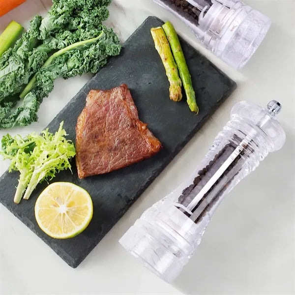 Acrylic Manual Pepper Salt Grinder Adjustable Coarseness