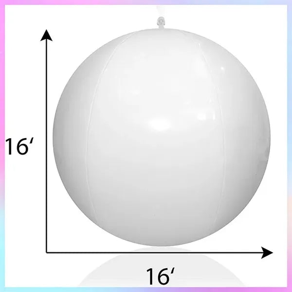 16" LED Light Up Beach Ball Glow In Dark Floating Pool Toy