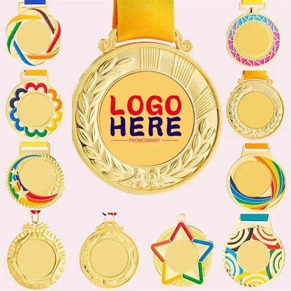 Logo Award Medal with Ribbon for Events