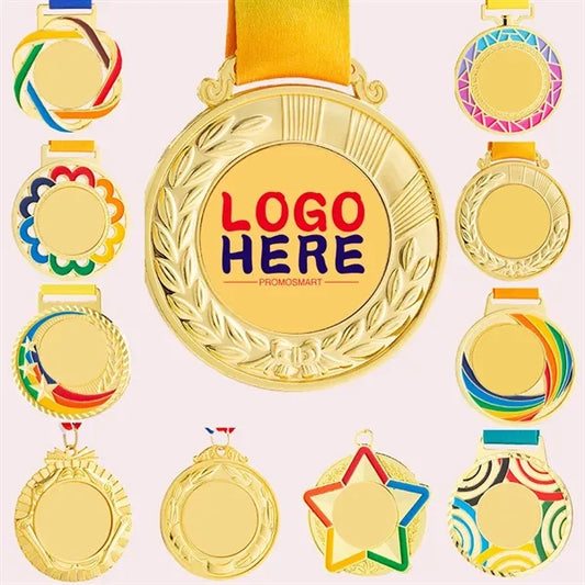Logo Award Medal with Ribbon for Events