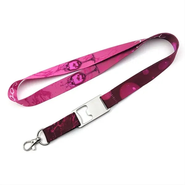 Logo Beer Bottle Opener Lanyard