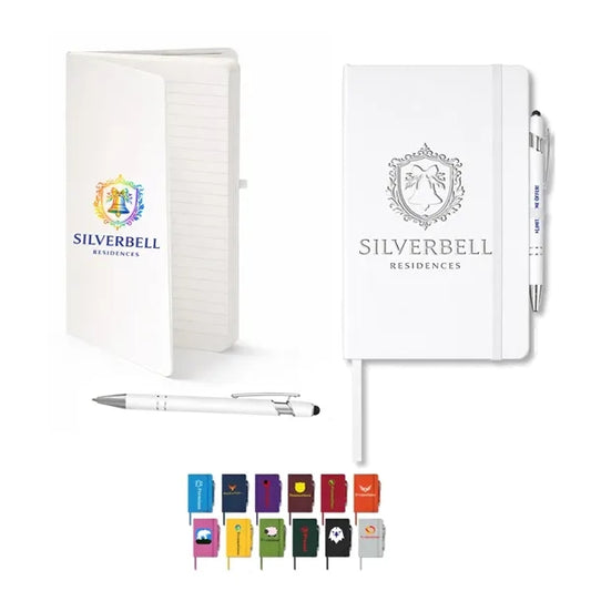 Soft Touch Journal with Pen Set-(5" X 7")full Color