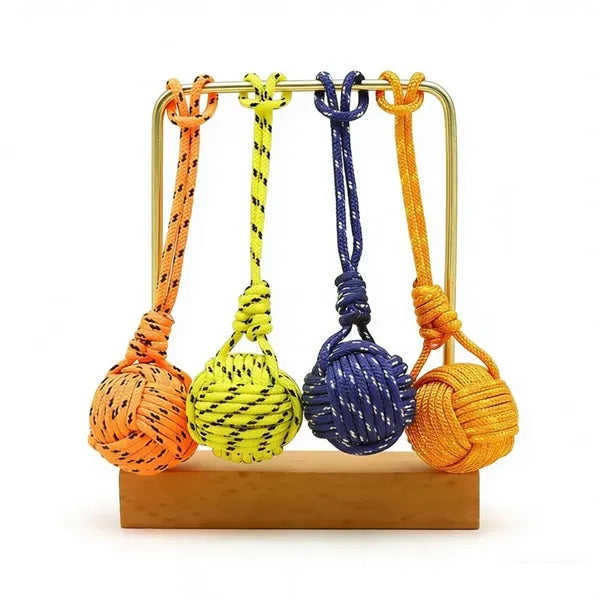 Hand-woven Monkey Fist Keyring