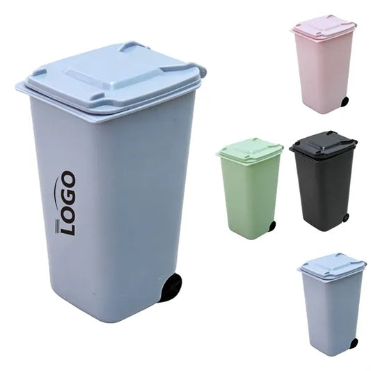 Mini Trash Can with Lid Swing Top