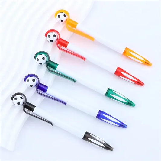 Soccer Spinner Ballpoint Pen - Click Action 1.0mm