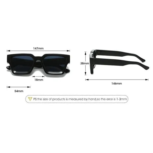 Unisex Square Sunglasses