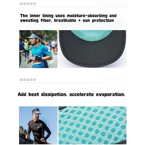 Running Lightweight Adjustable Sports Sun Visor Caps