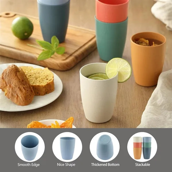 Eco-Friendly Wheat Straw Biodegradable Drinking Cup