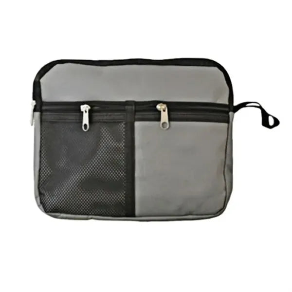 Polyester Waterproof Travel Cosmetic Toiletry Bag W/ Handle