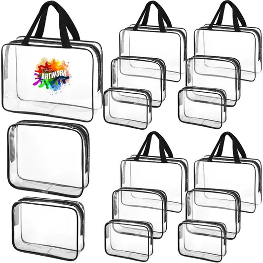 Clear Waterproof PVC Travel Toiletry Bag