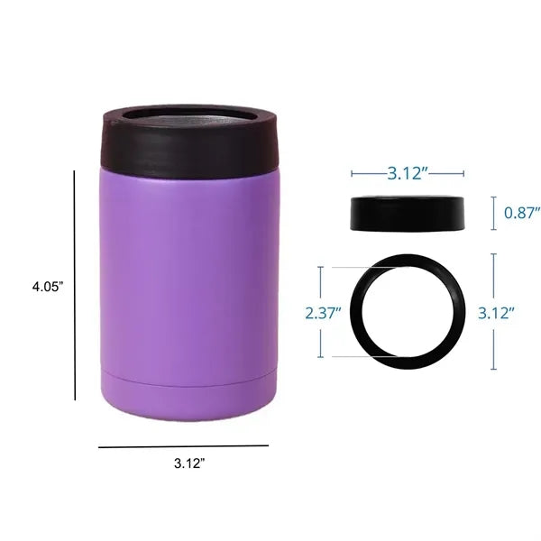 12 oz Stainless Steel Insulated Can Bottle Cooler Cup