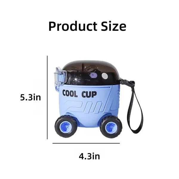 19oz Travel Rovers Design Astronauts Themed PC Water Bottle