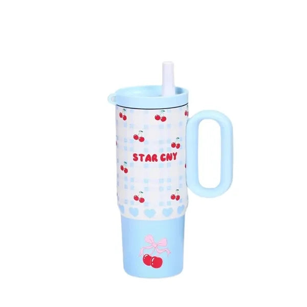 25 oz Stainless Steel Insulated Straw Tumbler with Handle