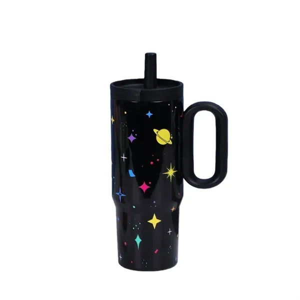 25 oz Stainless Steel Insulated Straw Tumbler with Handle