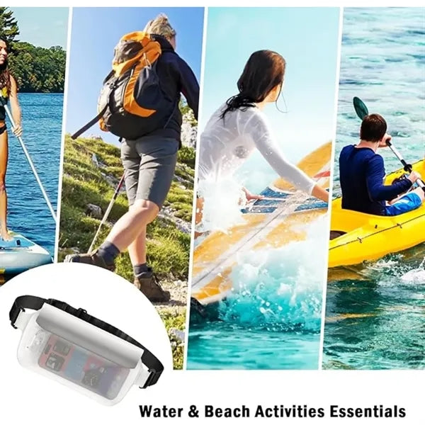 Submersible Waterproof Phone Fanny Pack For Passport Wallet