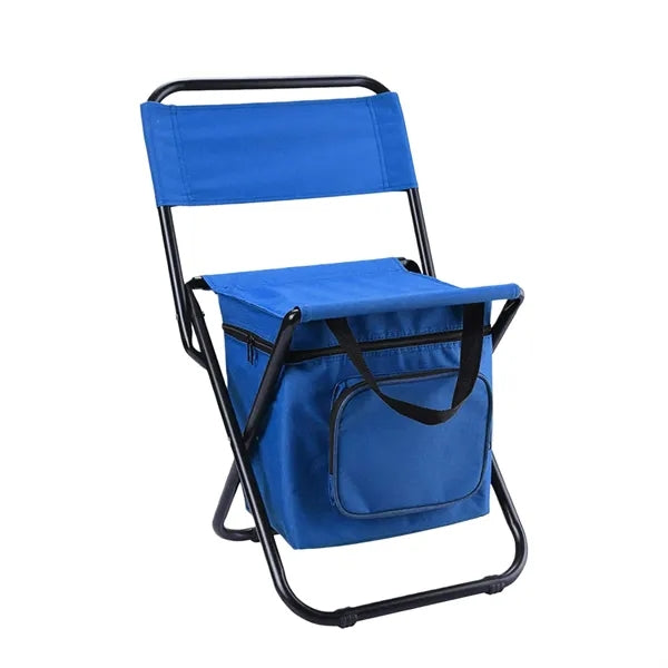 Portable Insulated Cooler Folding Chair