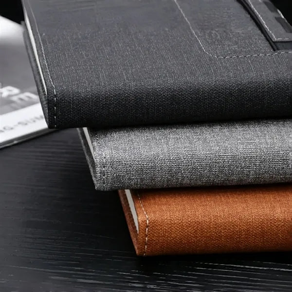 A5 Notebook Journal With Phone Pocket Pen Card Holder