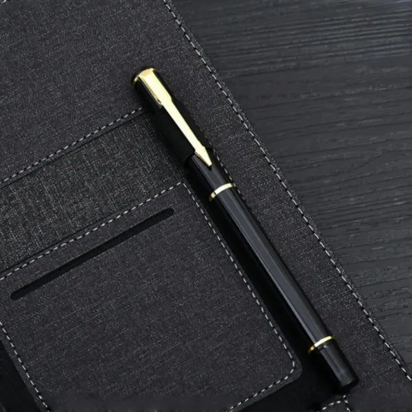 A5 Notebook Journal With Phone Pocket Pen Card Holder
