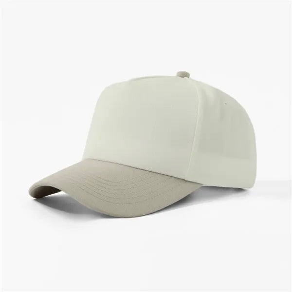 Blank 5 Panel Structured Baseball Cap (Recycled)
