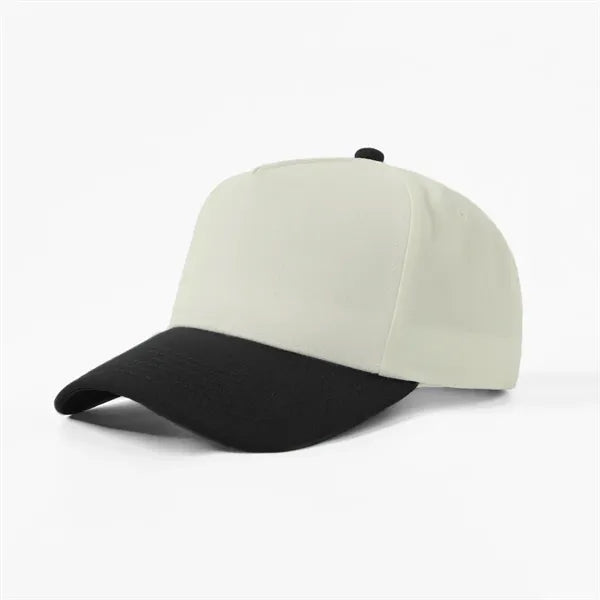 Blank 5 Panel Structured Baseball Cap (Recycled)