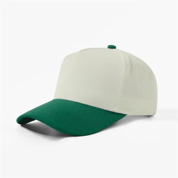 Blank 5 Panel Structured Baseball Cap (Recycled)