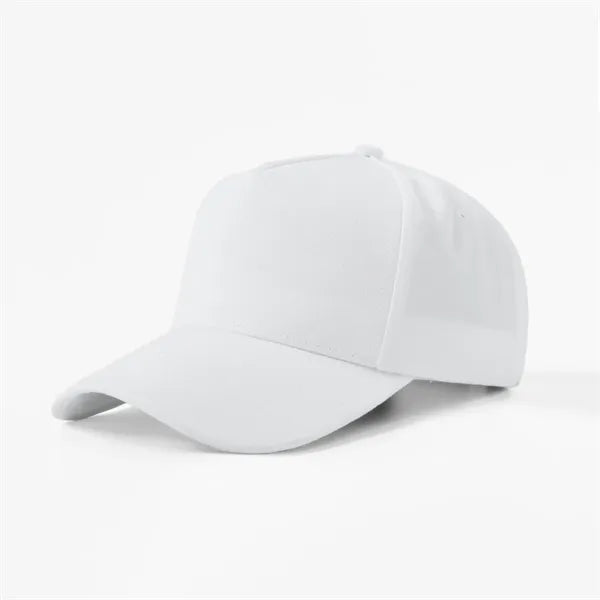 Blank 5 Panel Structured Baseball Cap (Recycled)