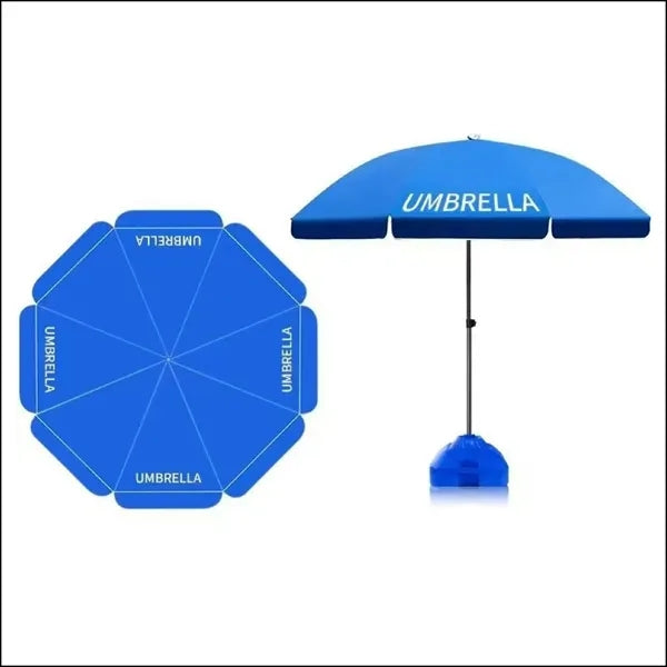 2.4m Large Outdoor Advertising Beach Sun Umbrella