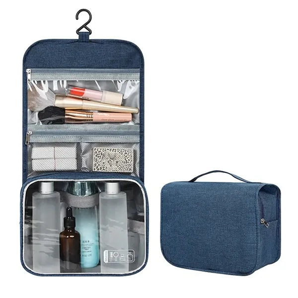 Portable Hanging Waterproof Travel Organizer With PVC Window