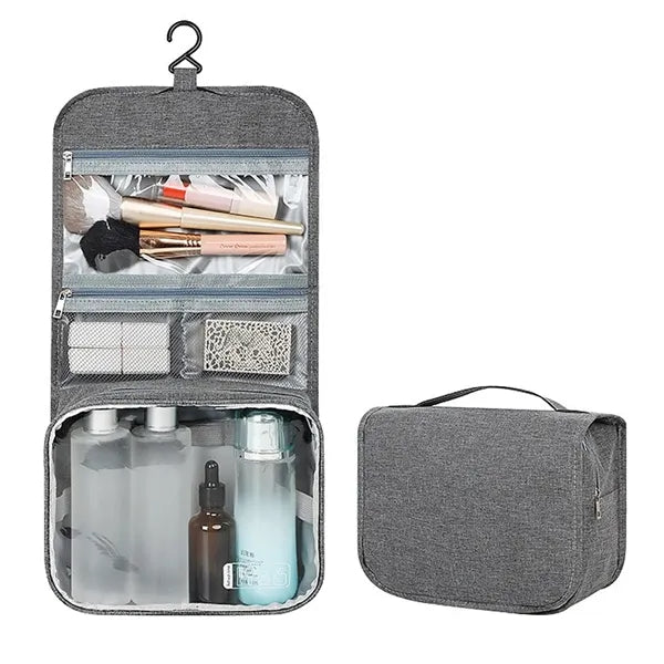 Portable Hanging Waterproof Travel Organizer With PVC Window