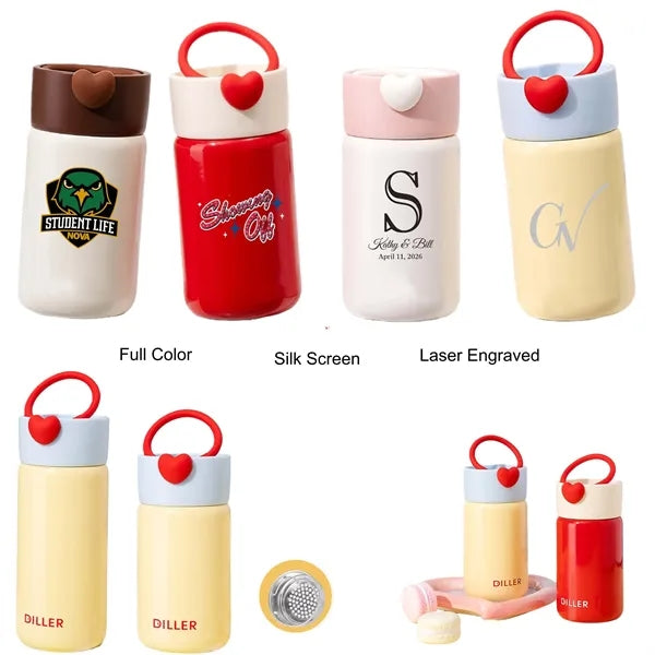 7/9.5 oz Stainless Steel Insulated Pocket Tumbler Carry Loop