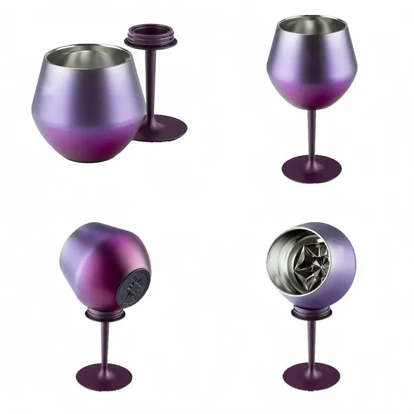 14oz Detachable U-shaped Stem Wine Glass