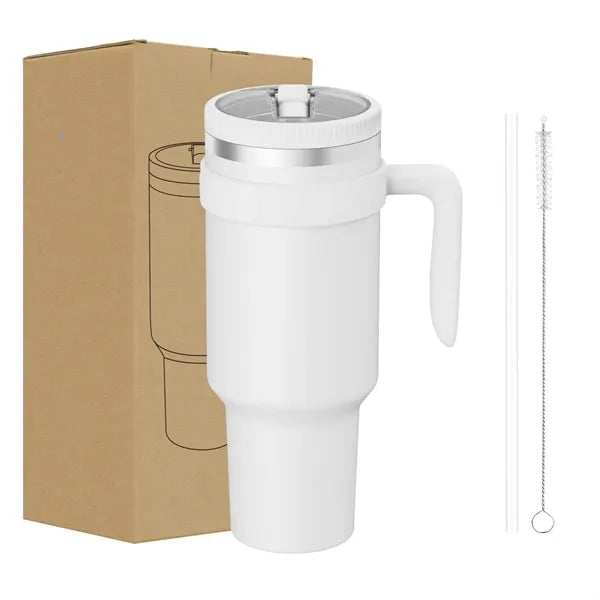 40oz Stainless Steel Insulated Mug with Handle