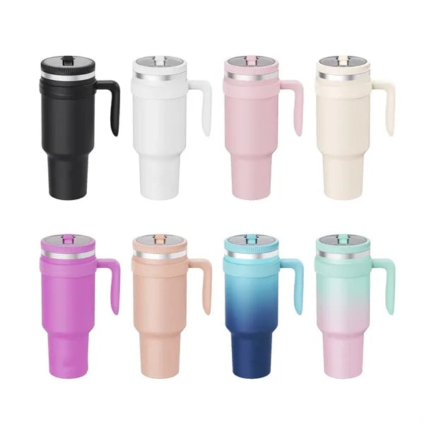 40oz Stainless Steel Insulated Mug with Handle