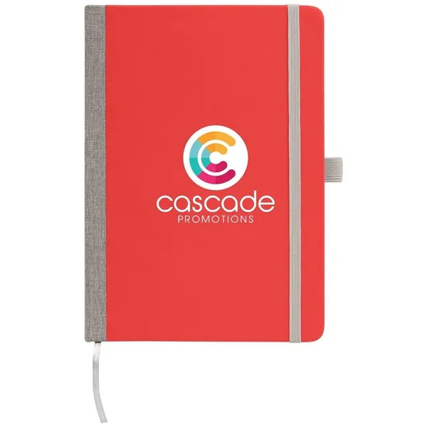 Steinbeck Recycled Two Tone Hard Cover Notebook