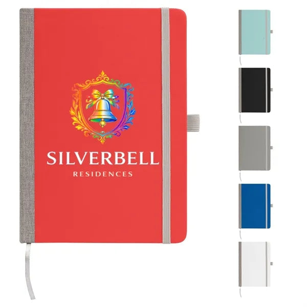Steinbeck Recycled Two Tone Hard Cover Notebook