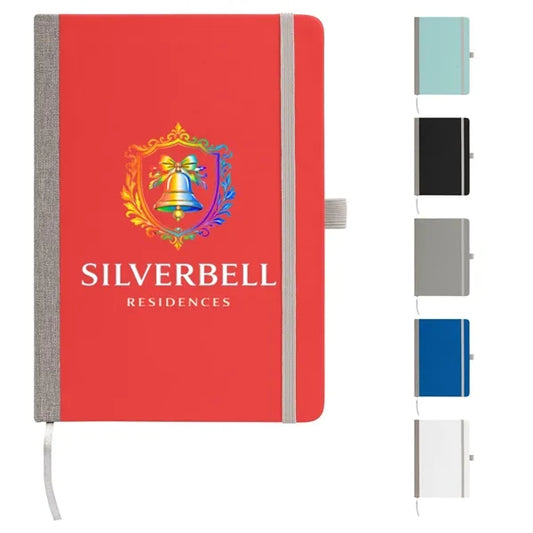 Steinbeck Recycled Two Tone Hard Cover Notebook