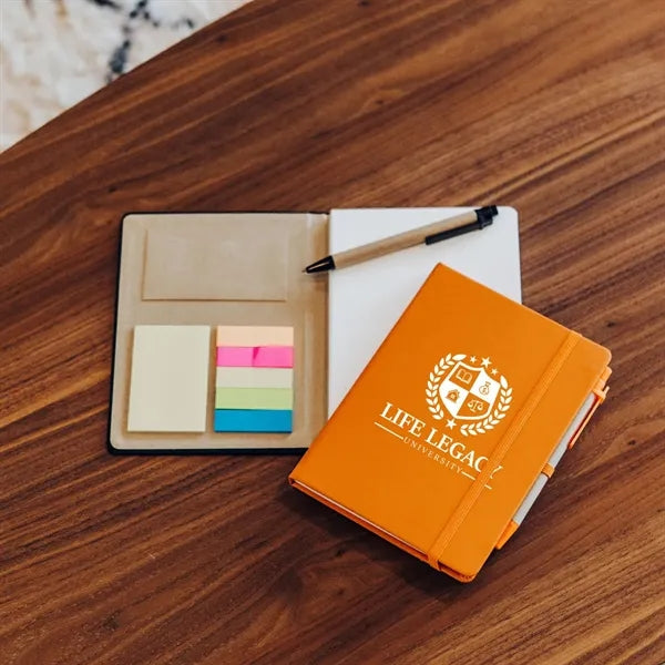 5"X7"Journal Notebook Set with Sticky Notes & Flags