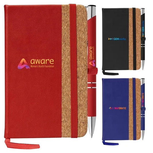 Cork Notebook & Pen Gift Set