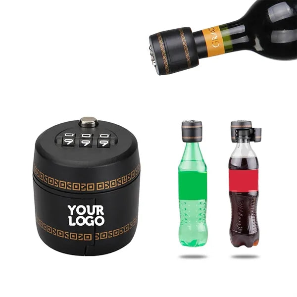 Combination Lock for Wine and Liquor Bottle